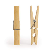 Heavy Duty Bamboo Wooden Cloth Clips / Pegs (10 Pcs Set) the24kgal