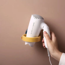 Wall Mount Hair Dryer Holder with Suction Cup, Plastic Wall Bracket for Bathroom, Beauty Salon / Home Use Self Adhesive Hair Dryer Stand Rack (1 Pc) the24kgal