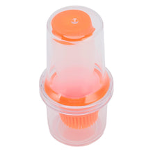 2 in 1 Portable Silicone Oil Bottle Brush with Lid (1 Set) the24kgal