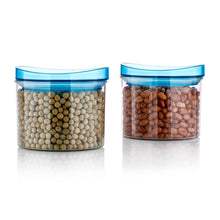 Air Tight & Unbreakable Kitchen Jar Set Food Storage Containers for Dry Fruits, Spices, Snacks, Pulses (2 Pcs Set) the24kgal