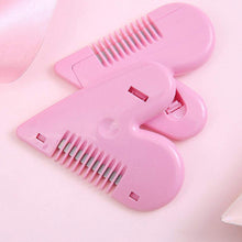 Heart Shape Plastic Hair Cutting Scissors (1 Pc / With Card Packing) the24kgal