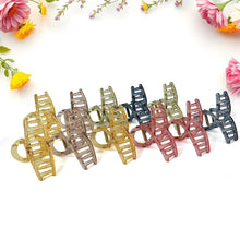 Plastic Hair Clamp Grip, Simple Matte Hair Barrette Clamp (1 Pc) the24kgal