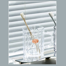 Multi-Purpose Plastic Cup, Toothpaste Holder Bathroom Cup Bathroom Cup With Slot Handle Mug Environmental Friendly Festival for Outdoor for Household  Gift For Anniversary and Birthday, (1 Pc) the24kgal