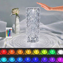 Crystal Touch Night Light for Bedroom Decor (16 Colors, Remote, USB) the24kgal