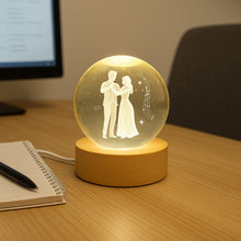 3D Crystal Ball lamps With Base (1 Pc) the24kgal