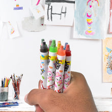 Crayons - 12 Colours Washable Testable Non-Toxic Jumbo Crayons for Toddlers the24kgal