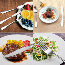 Premium Silver Daily Use Cutlery Set Stainless Steel Luxury Combo Set of 24 the24kgal