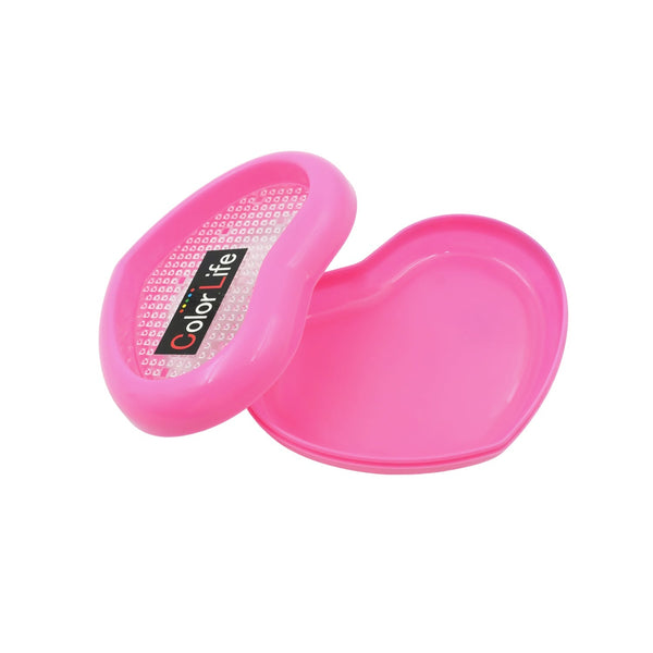 Bathroom Accessories Plastic Soap Case / Soap Dish / Soap Stand, Plastic Soap Case Soap Holder Soap Dish For Bathroom Kitchen Sink ,Sabudani (Oval / Heart Shape Soap case / 1 pc ) the24kgal