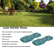 Lawn Aerator Sandals, Garden Grass Aerator Spiked Sandals Green Studded Shoes for Yard Patio Garden Excavation the24kgal