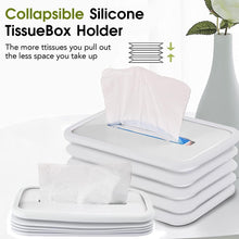 Simple Silicone Tissue Holder – Cube/Cylinder Tissue Box for Bathroom, Office, Car & Bedroom the24kgal
