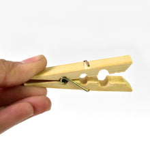 Heavy Duty Bamboo Wooden Cloth Clips / Pegs (20 Pcs Set) the24kgal