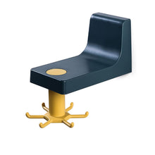 360 Degree Rotating Self Adhesive Plastic Wall Hook Hanger; Multifunctional Hanger with 6 Heavy Duty Claw Hooks the24kgal