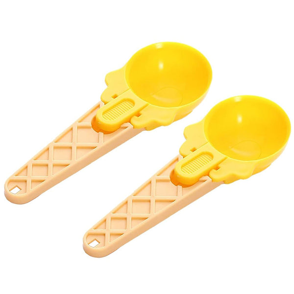 2-Piece Plastic Ice Cream & Watermelon Scooper with Trigger Dipper the24kgal