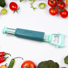 Multifunctional, Vegetable Fruit Peelers Slicer Can Opener 7 In 1 Kitchen Peeler For Veggie Fruit Potato Carrot Durable Kitchen Peeling Tool Non-slip Handle Durable For Potato, Fruit, Vegetables, Carrots, Cucumbers the24kgal