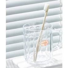 Multi-Purpose Plastic Cup, Toothpaste Holder Bathroom Cup Bathroom Cup With Slot Handle Mug Environmental Friendly Festival for Outdoor for Household  Gift For Anniversary and Birthday, (1 Pc) the24kgal