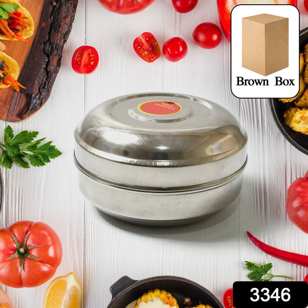 Multi-Purpose Stainless Steel Round Shape Tiffin Box the24kgal
