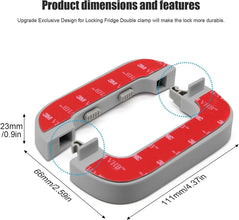 Fridge Freezer Door Lock -Baby Safety Child Lock the24kgal