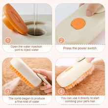 Electric Spray Handle Massage Brush, Hair Removal Brush Steam (1 Pc) the24kgal