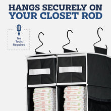 9 Shelf Hanging Closet Organizer with 5 Drawer Organizers the24kgal