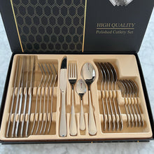 Premium Silver Daily Use Cutlery Set Stainless Steel Luxury Combo Set of 24 the24kgal