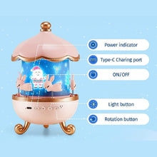 Bunny’s Carousel Rotating LED Night Light the24kgal