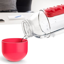 Water Bottle with Built-in 7-Day Pill Organizer Approx 900ml (1 Pc) the24kgal