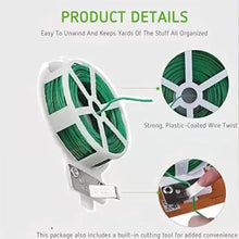 Garden Wire, Sturdy Plant Ties for Support, Garden Ties with Cutter for Tomatoes Vines, Plant Wire Tie Wire for Indoor, Outdoor, Home and Office Use (50 Mtr) the24kgal
