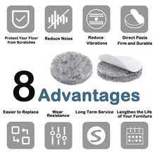 Furniture Pad Square Felt Pads Floor Protector Pad For Home & All Furniture Use the24kgal