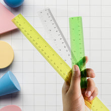Premium Quality Assorted Plastic Ruler (1 Pc & Mix Design) the24kgal