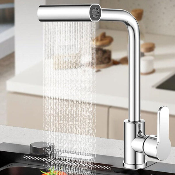 360° Rotating Waterfall Kitchen Faucet – Touch & Swivel Sink Extender (4 In 1 ) the24kgal