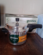 Aluminium Classic Goldex Pressure Cookers With Outer Lid (5 Litres / 5-Year warranty,  ISI Number :- 2347, BIS Number :- CM/L -7600164310 the24kgal
