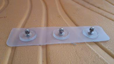 Adhesive Nails Wall Hooks (Screw Sticker / 3 Hook / 1 Pc / B Grade) the24kgal