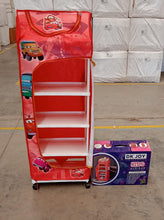 Multi Purpose Foldable Baby Wardrobe / Toy Box 5 Shelves Cartoon Printed the24kgal