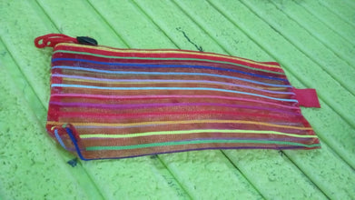 Transparent Zippered Nylon Mesh Multi Purpose Pouch / Purse the24kgal