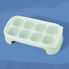Ice Mold, 8 Grid Food Grade Portable Plastic Ice Tray (1 Pc / 15×8 Cm) the24kgal