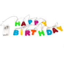 Decoratives Plastic Happy Birthday 13 LED Letter Battery Operated String Lights, Outdoor String Lights (Multicolour) the24kgal