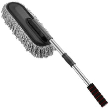 Car Duster, Long Retractable / Soft / Non-Slip / Handle Multipurpose Microfiber Wash Brush Vehicle Interior and Exterior Cleaning Kit with for Car, Boats or Home the24kgal