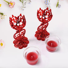 Tea Lights Holder Candle Stand (2 Pc Set) the24kgal