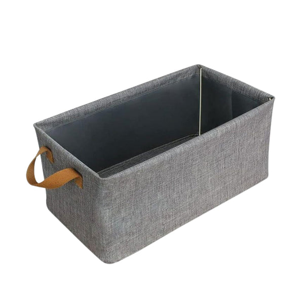 Cloth storage baskets, closet storage bins, Canvas Fabric Storage Basket for shelves, basket organizers for shelf, storage bins for clothes (48×27 Cm) the24kgal