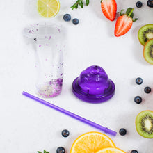 High Quality Plastic Creative Cold Drink Cup / Tumble, Reusable Tea Coffee Tumbler with Lid and Straw, Double Wall Plastic Drinking Sport Bottle, Travel Tumbler (1 Pc / Mix Color) the24kgal