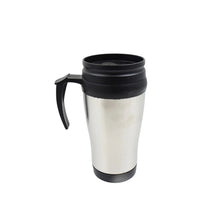 Stainless Steel Vacuum Glass Insulated Glass Coffee Cups (With Lid & Handle / 1 pc) the24kgal