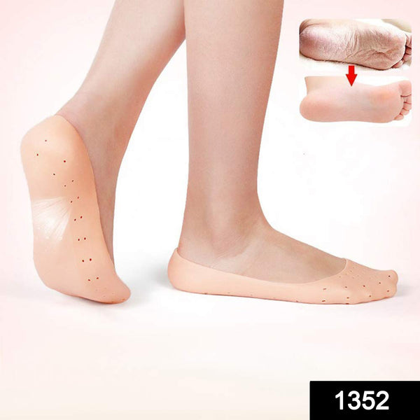 Anti Crack silicone Gel Foot Protector Moisturizing Socks the24kgal