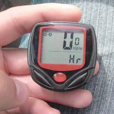 Cycle Computer with Trip Distance and Timer Durable the24kgal