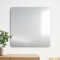 Plastic Square 3D Mirror Wall Stickers (1 Pc / 30x30 Cm) the24kgal