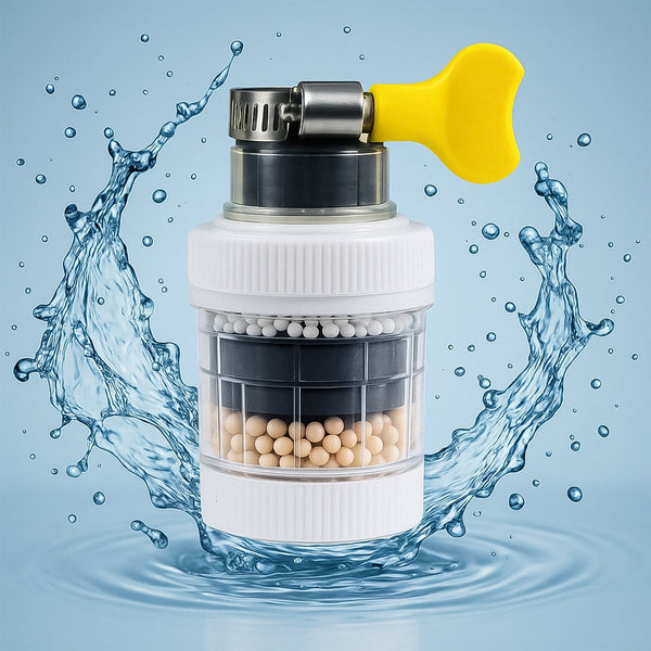 Kitchen Faucet Water Filter Tap Purifier - 4 Layer Activated Carbon for Clean Water the24kgal