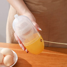 MANUAL EGG PULLER SCRAMBLER HOUSEHOLD WHITE EGG YOLK MIXER KITCHEN TOOL MIX MANUAL SCRAMBLER CONVENIENT WITHOUT BREAKING EGGS. the24kgal