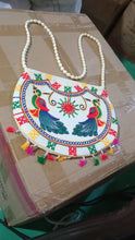 11 inch Handcrafted Cotton Embroidered Shoulder Bag for Girls & women (1 Pc) the24kgal