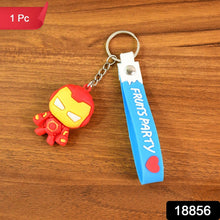 Cute Cartoon Silicone 3D Key Chain with Metal Hook & Strap (Pack of 1) the24kgal