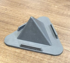 Pyramid Black Mobile Stand with 3 Different Inclined Angles the24kgal