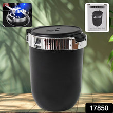 Portable Car Ashtray with Lid and Blue LED Light (1 Pc) the24kgal